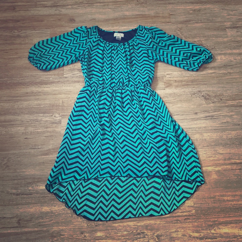 5/$20 Dresses: Cute Chevron Dress 3/4 Sleeves